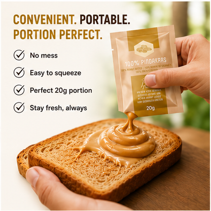 Van Oordt 100% Pure Peanut Butter Sachets