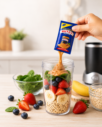 Nutzy Crunchy Peanut Butter Sachets