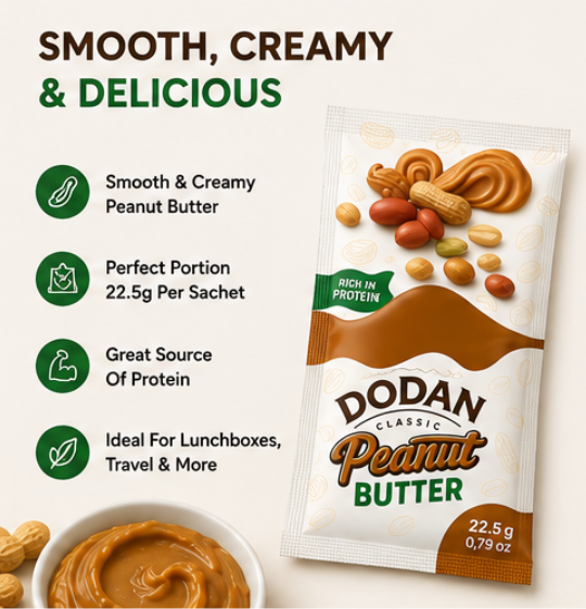 Dodan Smooth Peanut Butter Sachets