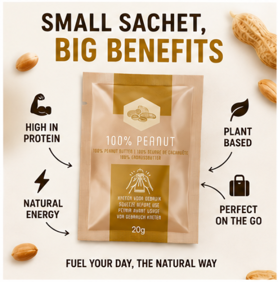Van Oordt 100% Pure Peanut Butter Sachets